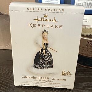 Hallmark Keepsake Barbie Ornament in Black and White